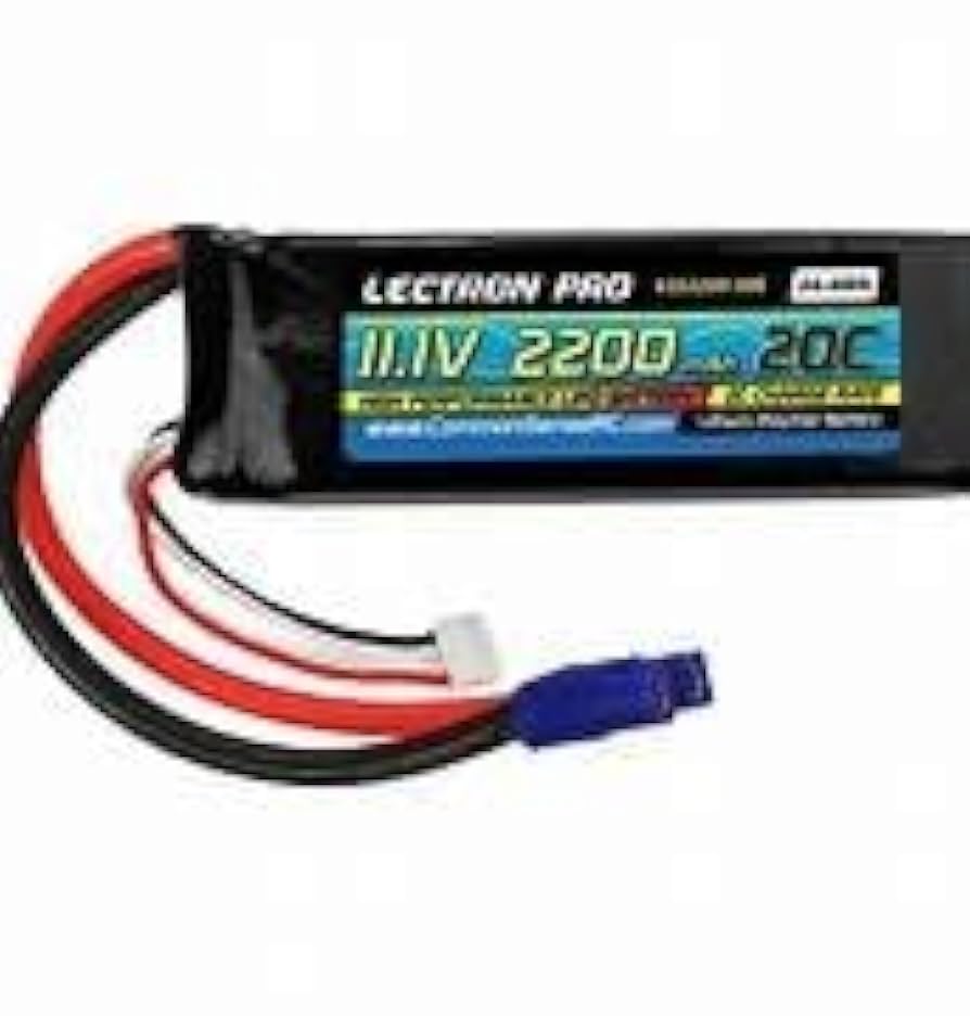 Amazon.com: Lectron Pro 3S2200-20E 11.1V 2200mAh 20C Lipo